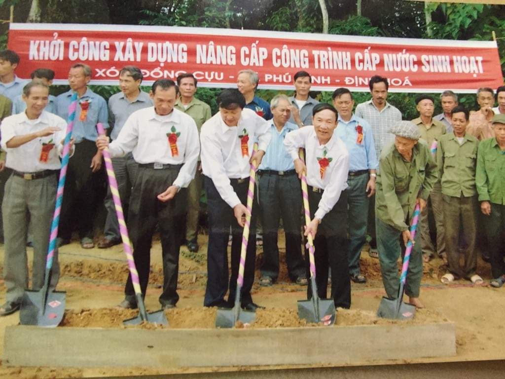 Khởi công xây dựng công trình cấp nước sinh hoạt tại Phú Đình- Định Hóa - Thái Nguyên