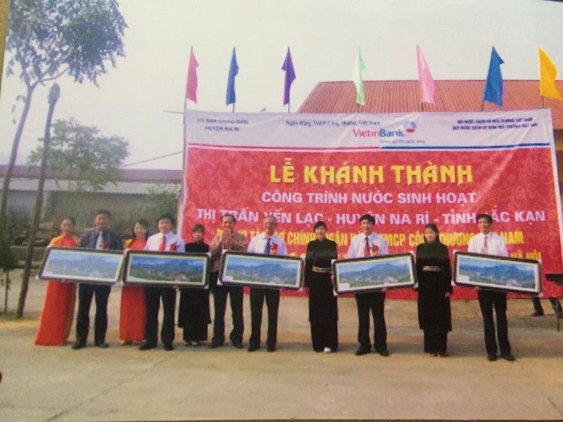 Tin khánh thành dự án tại thị trấn Yến Lạc, huyện Na Rì.